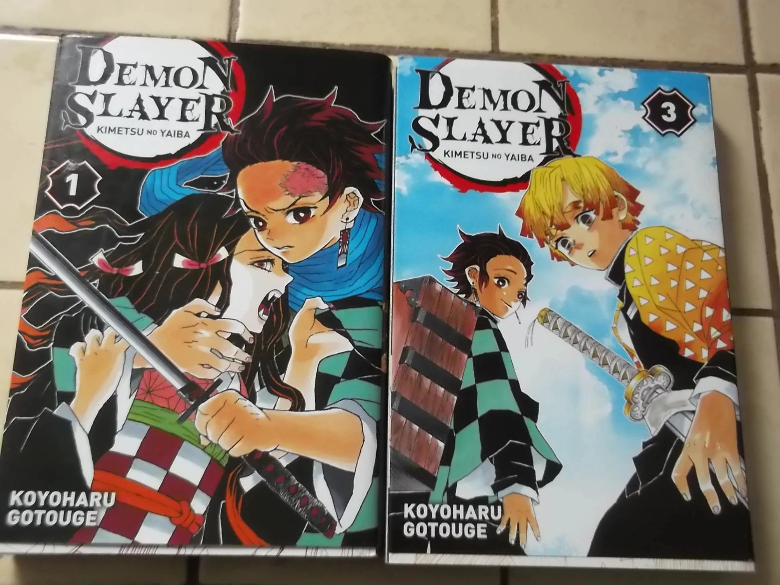 Démon Slayer tome 1 et 3